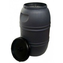 BIDON 220 L. BOCA ANCHA ROSCADO GRIS