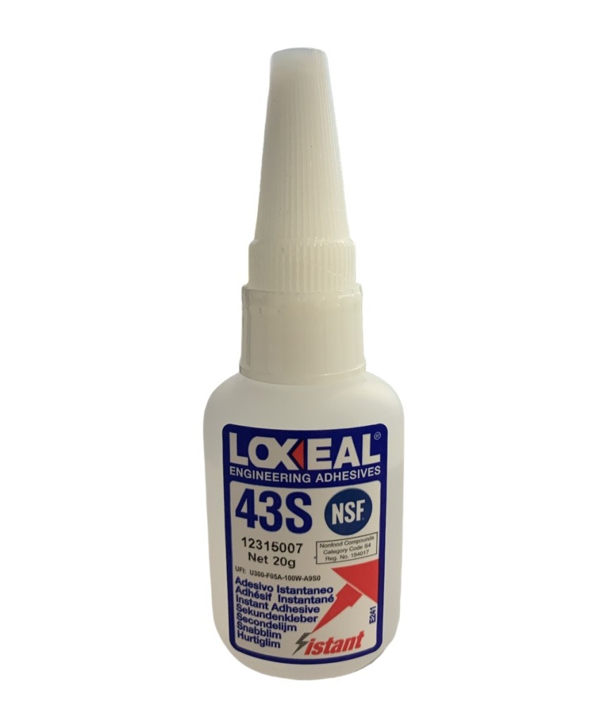 LOXEAL ADHESIVO INSTANT 43S CUERO, MADERA, METAL