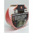 CINTA ADHESIVA SEÑALIZ. C13RB3350 RO/BL 33MTX50MM