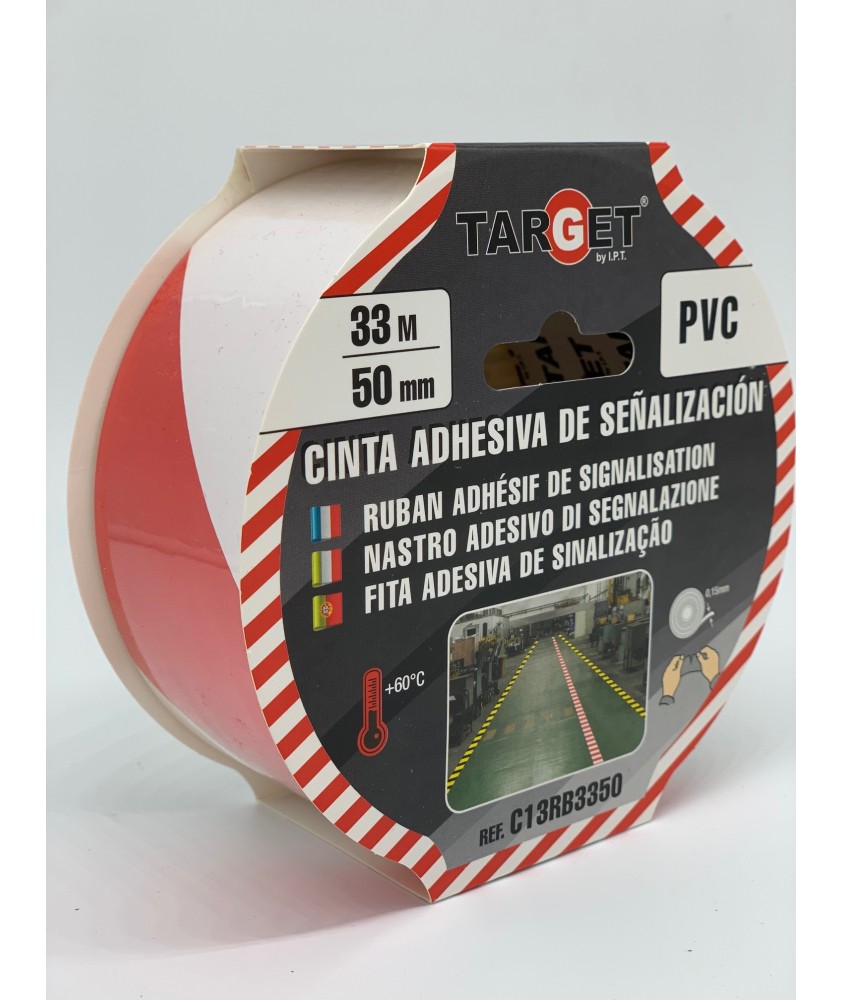 CINTA ADHESIVA SEÑALIZ. C13RB3350 RO/BL 33MTX50MM CINTA ADHESIVA SEÑALIZ. C13RB3350 RO/BL 33MTX50MM