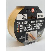CINTA DOBLE CARA MULTIUSO C162550 25 MT X 50 MM