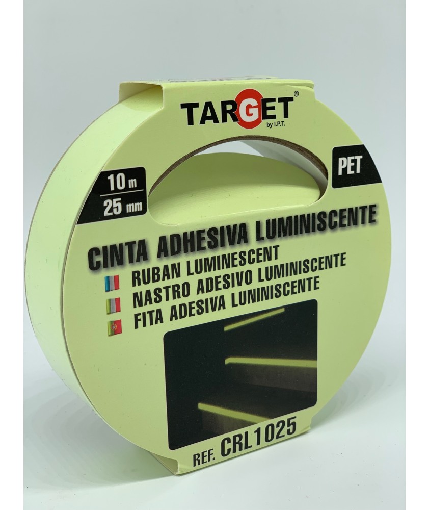 CINTA ADHESIVA LUMINISCENTE CRL1025 10 MTS X 25MM CINTA ADHESIVA LUMINISCENTE CRL1025 10 MTS X 25MM
