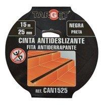 CINTA ADHESIVA ANTIDESLIZ. NEGRA CAN1525 15MTX25MM