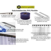 GUIA INSTALACION LAMAS DE PVC FLEXIBLE