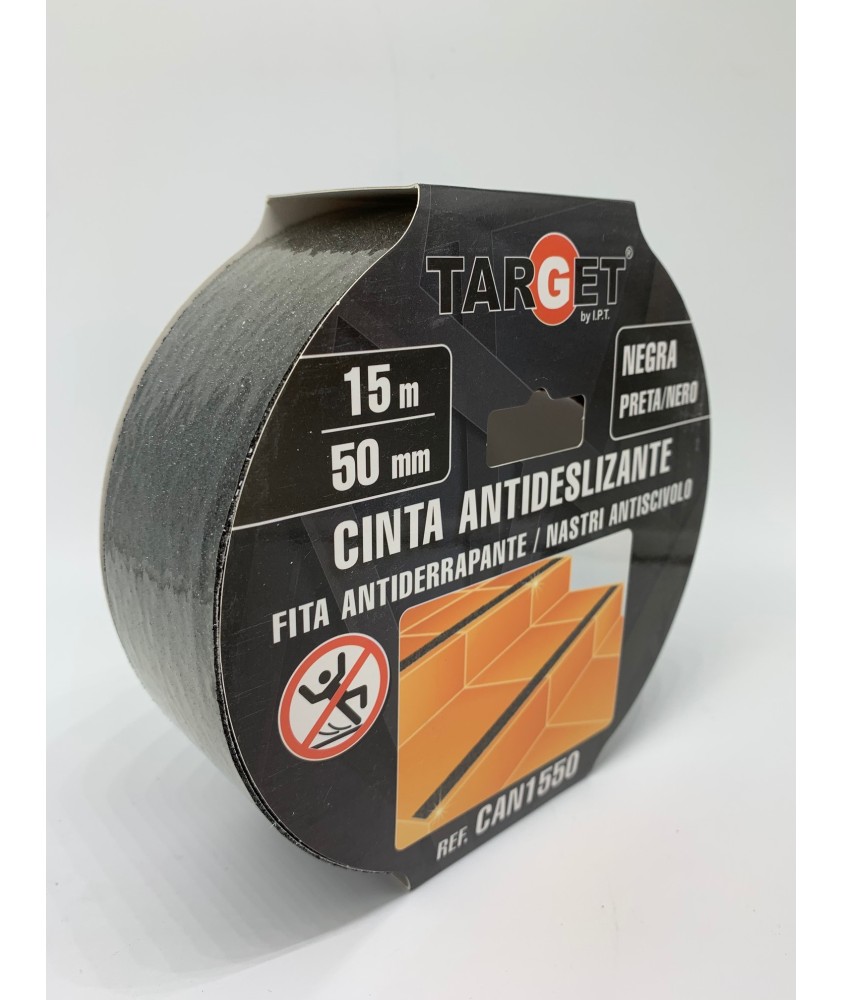 CINTA ADHESIVA ANTIDESLIZANTE NEGRA CAN1550 15MTX50MM CINTA ADHESIVA ANTIDESLIZANTE NEGRA CAN1550 15MTX50MM